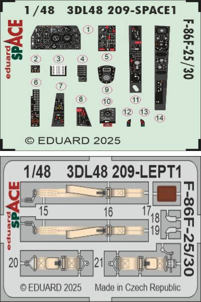 3DL48209 F-86F-25/30 SPACE 1/48