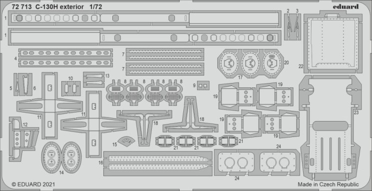 72713  C-130H экстерьер 1/72