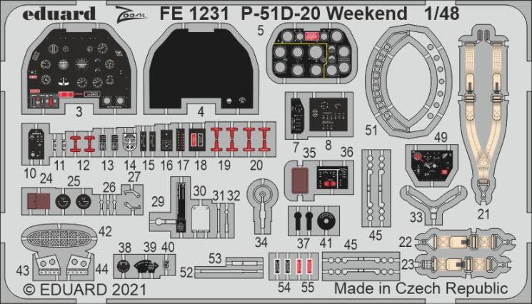 FE1231  P-51D-20 Weekend 1/48