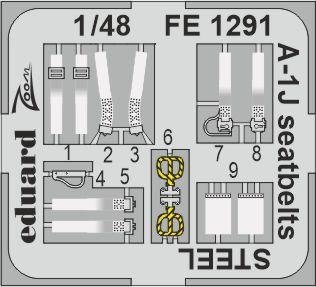 FE1291 A-1J сталеві прив'язні ремені 1/48