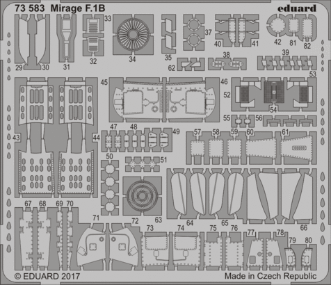 SS583 Mirage F.1B 1/72