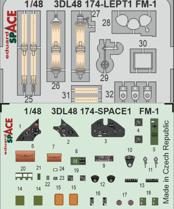 3DL48174 FM-1 SPACE 1/48