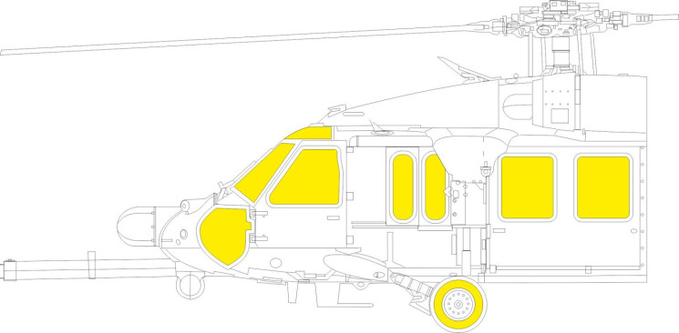EX1107 Маски MH-60L TFace 1/48