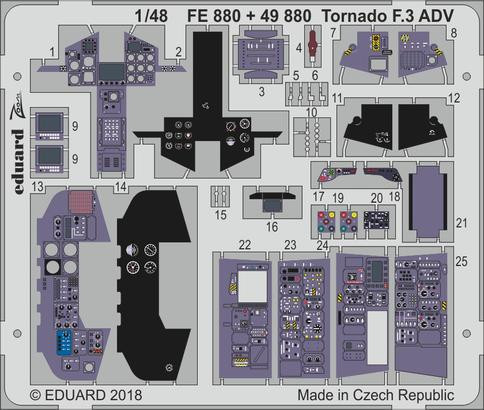 49880 Tornado F.3 ADV интерьер 1/48