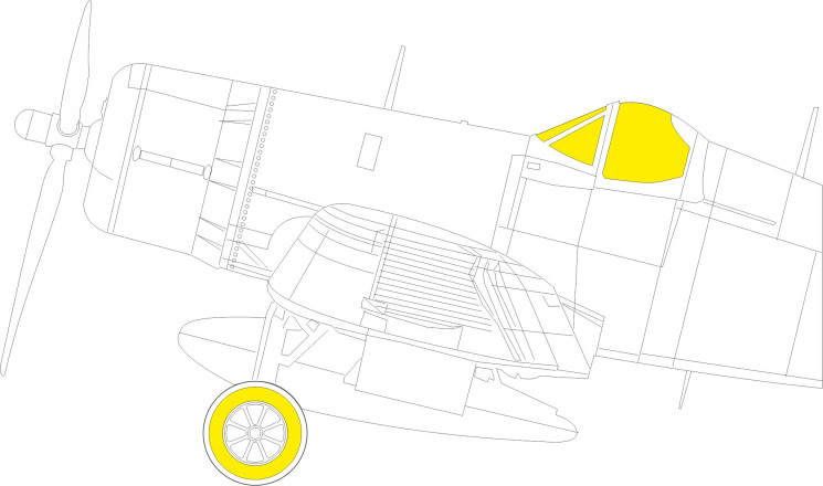 Маски EX936 F4U-1D TFace 1/48
