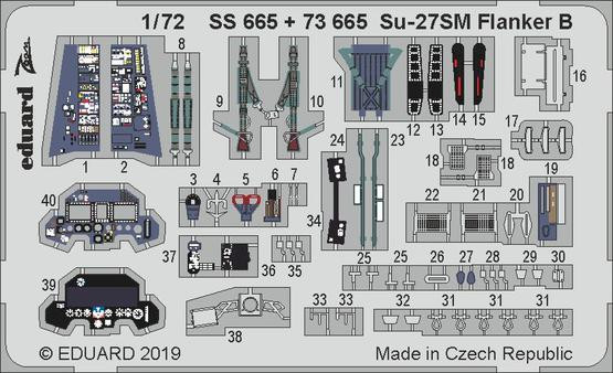 73665 Су-27СМ Flanker B 1/72