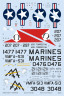 D48095 Декали F-4B MARINES 1/48