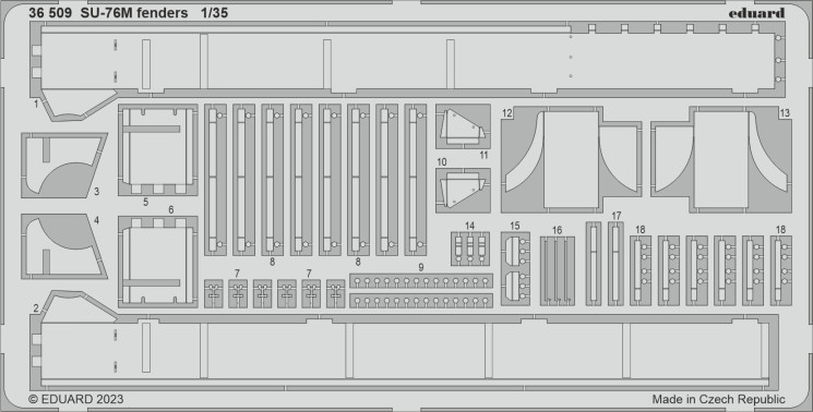 36509 СУ-76M крила 1/35