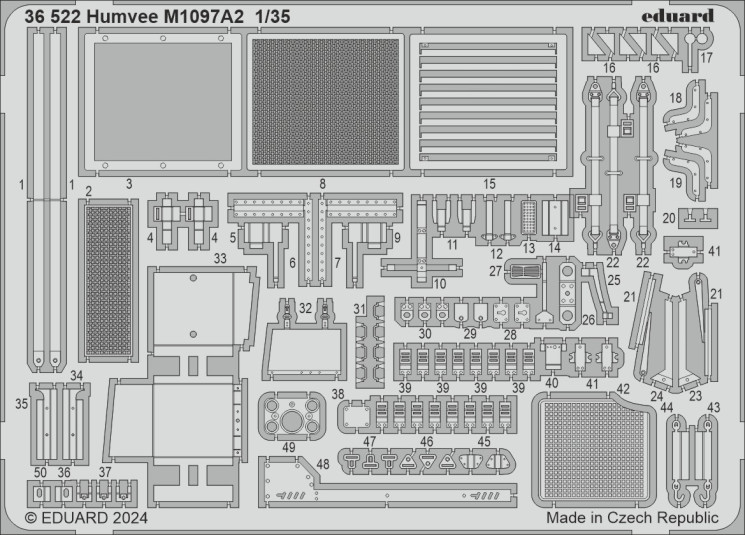 36522 Humvee M1097A2 1/35