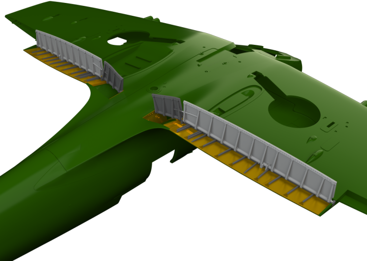 648759 Spitfire Mk.VIII закрилки PRINT 1/48
