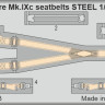23037 Spitfire Mk.IXc привязні ремені STEEL 1/24
