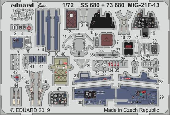 SS680 МиГ-21Ф-13 1/72