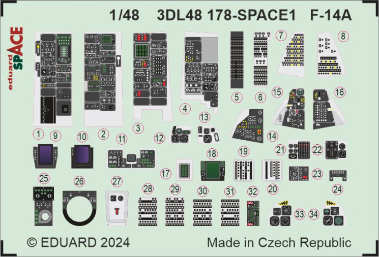3DL48178 F-14A SPACE 1/48