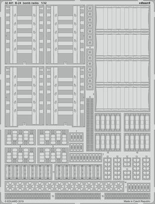32441 B-24 крепления для бомб 1/32