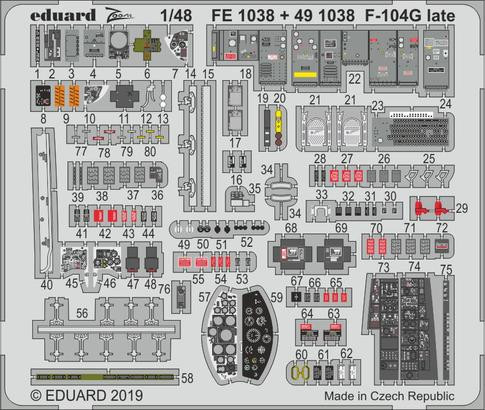 FE1038 F-104G поздняя версия 1/48