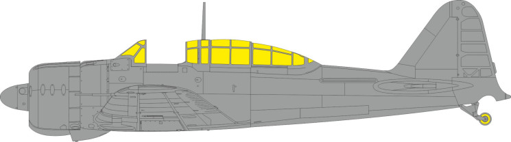EX1112 Маски A6M2-K TFace 1/48