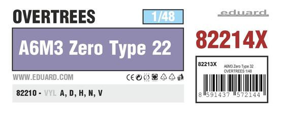 82214XA6M3 Zero Type 22 OVERTREES 1/48
