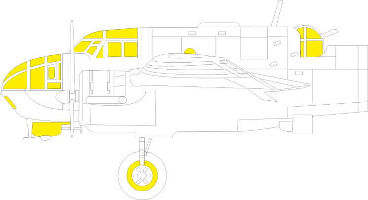 Маски EX909 Beaufort Mk.I TFace 1/48
