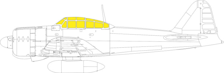 EX821 Маски на A6M2 TFace 1/48