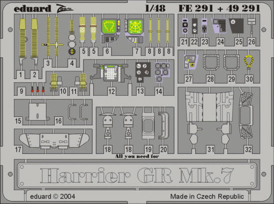 FE291 Harrier Gr Mk.7 1/48
