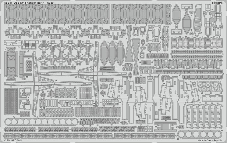 53311 USS Ranger CV-4 частина 1 1/350