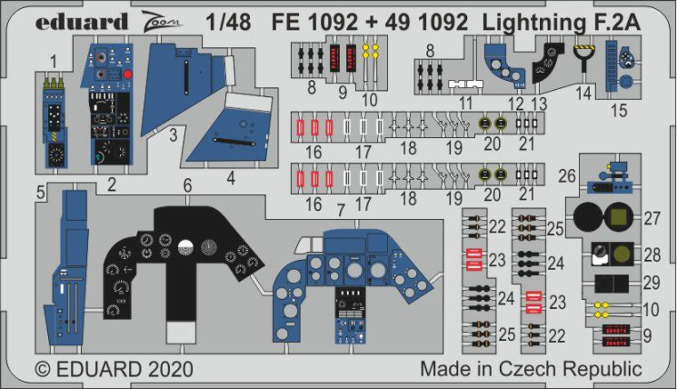 FE1092  Lightning F.2A 1/48