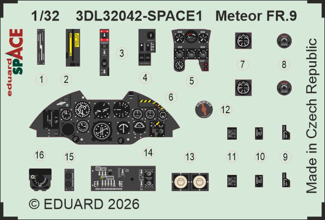 3DL32042 Meteor FR.9 SPACE