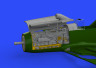 648300 Bf 109F двигатель и фюзеляжное вооружение 1/48