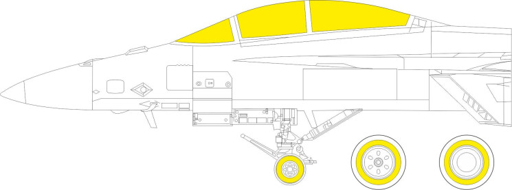 JX283 Маски на F/A-18F TFace 1/32