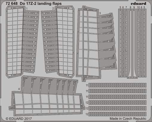 72648 Do 17Z-2 закрылки 1/72