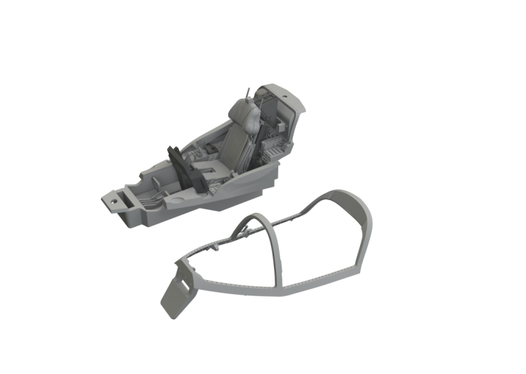 672392 F-35B кокпіт PRINT 1/72