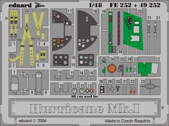 FE252 Hurricane Mk. I 1/48