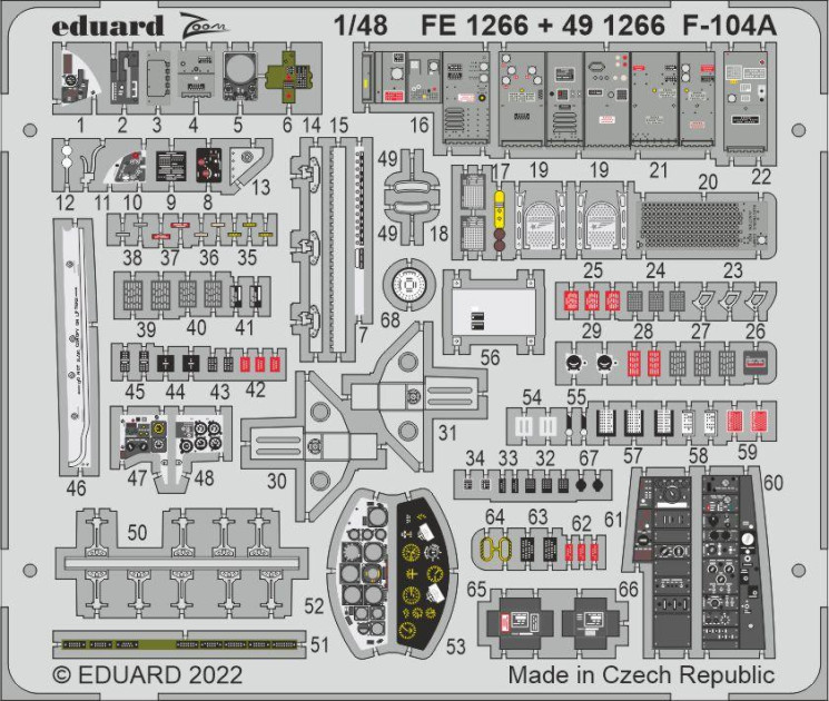 FE1266 F-104A 1/48
