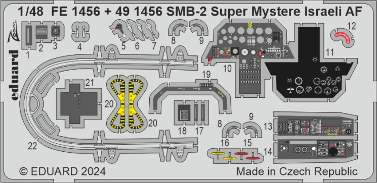 FE1456 SMB-2 Super Mystere ПС Ізраїлю 1/48