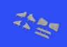 648594 MiG-19 wheel well doors 1/48