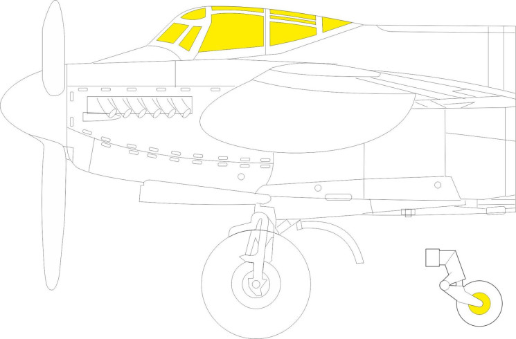 CX618 Маски на Mosquito B Mk.XVI 1/72