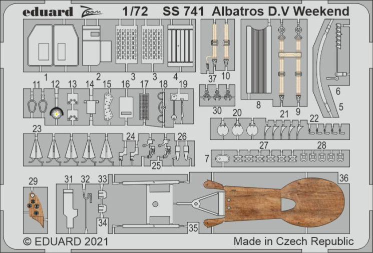 SS741  Albatros D.V Weekend 1/72