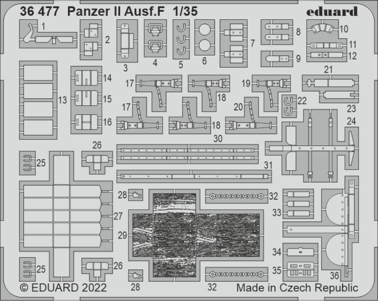 36477  Panzer II Ausf.F 1/35
