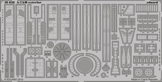 48638 A-7A/ B экстерьер 1/48